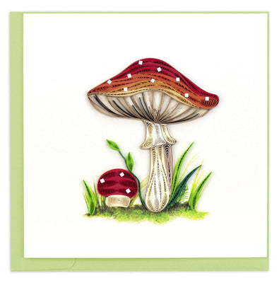 Mushroom Quilling Card