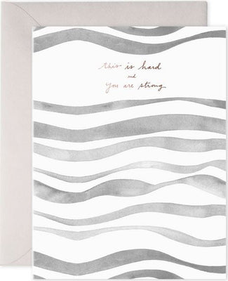 Grey Waves Support Card - The Weitzman Museum Store - 7 - 847384017763