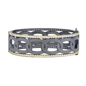 Grit Chain Link Bangle - The Weitzman Museum Store - 810074686945