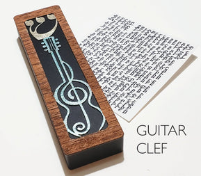 Guitar Clef Laser Cut Mezuzah - The Weitzman Museum Store - 7 - 847384019696