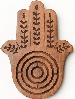 Hamsa Labyrinth Game - The Weitzman Museum Store - AEH924