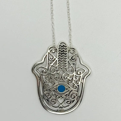 Hamsa Necklace - The Weitzman Museum Store - 7 - 847384006285