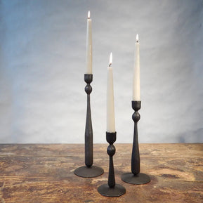 Hand - forged Ball Candle Sticks - The Weitzman Museum Store - 6IN