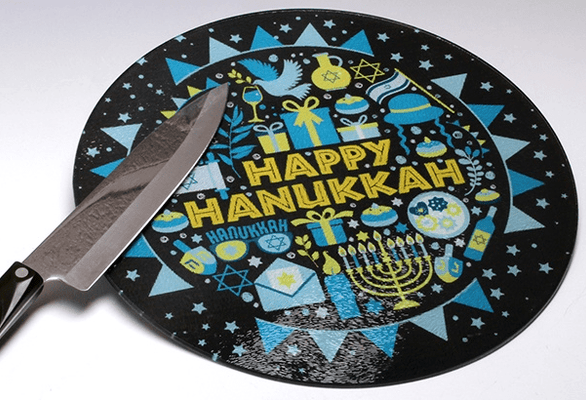 Hanukkah Cutting Board - The Weitzman Museum Store - 7 - 847384018961