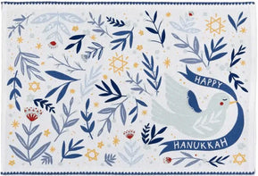 Hanukkah Dove Printed Placemat - The Weitzman Museum Store - 7 - 847384018958