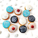 Hanukkah Mini Sufganiyot Donut Marzipan - The Weitzman Museum Store - sku - 33093124161613