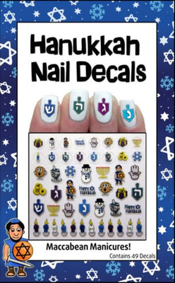 Hanukkah Nail Decals - The Weitzman Museum Store - 7 - 847384007648