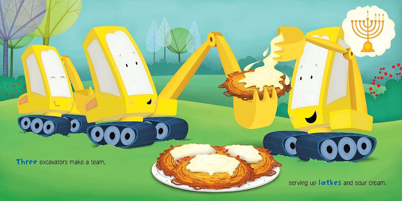 Hanukkah Night at the Construction Site by Sherri Mandell - The Weitzman Museum Store - 9781681156644