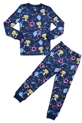 Hanukkah Pajamas (Kids + Adult Sizes) - The Weitzman Museum Store - 7 - 847384018744