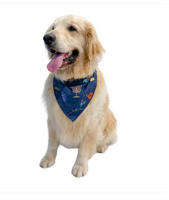 Hanukkah Space Cadet Pet Bandanas - The Weitzman Museum Store - 