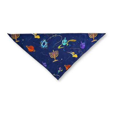 Hanukkah Space Cadet Pet Bandanas - The Weitzman Museum Store - 