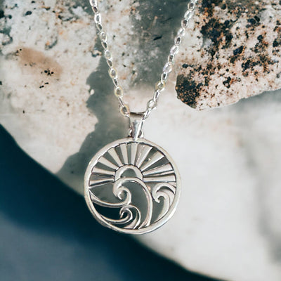 Happiness Comes in Waves in the Sunshine Necklace - The Weitzman Museum Store - N370N