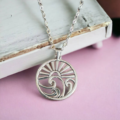 Happiness Comes in Waves in the Sunshine Necklace - The Weitzman Museum Store - N370N
