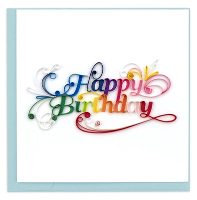 Happy Birthday Quilling Card - The Weitzman Museum Store - BD123