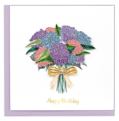 Happy Birthday Quilling Card in Multiple Designs - The Weitzman Museum Store - BD185