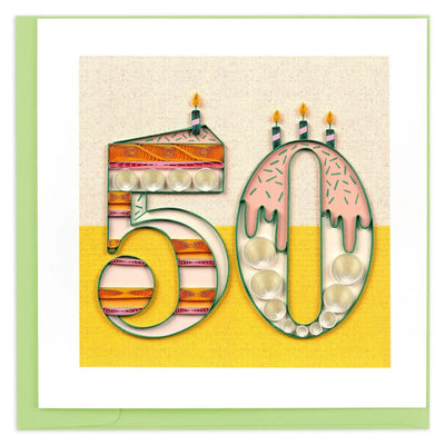 Happy Birthday Quilling Card in Multiple Designs - The Weitzman Museum Store - 0191