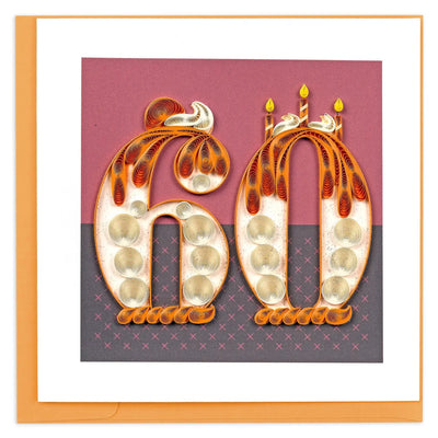 Happy Birthday Quilling Card in Multiple Designs - The Weitzman Museum Store - 0192