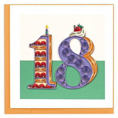 Happy Birthday Quilling Card in Multiple Designs - The Weitzman Museum Store - 0187