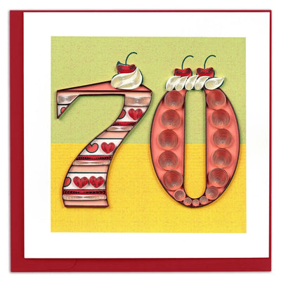Happy Birthday Quilling Card in Multiple Designs - The Weitzman Museum Store - 0193