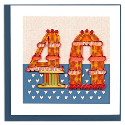 Happy Birthday Quilling Card in Multiple Designs - The Weitzman Museum Store - 0190