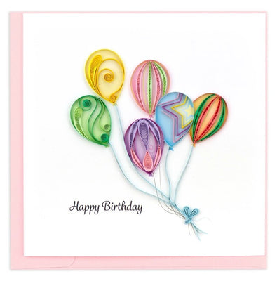 Happy Birthday Quilling Card in Multiple Designs - The Weitzman Museum Store - 0169