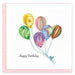 Happy Birthday Quilling Card in Multiple Designs - The Weitzman Museum Store - 0169