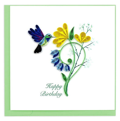 Happy Birthday Quilling Card in Multiple Designs - The Weitzman Museum Store - 0158
