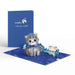 Happy Hanukkah Cat Pop - Up Card - The Weitzman Museum Store - LP3317