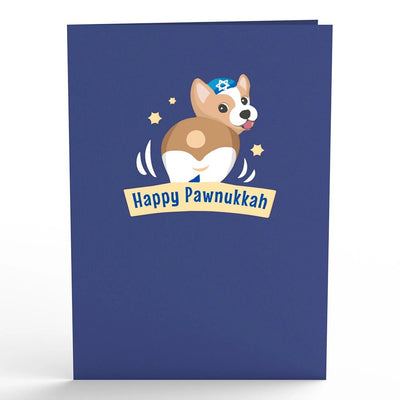 Happy Hanukkah Dog Pop - Up Card - The Weitzman Museum Store - LP3316