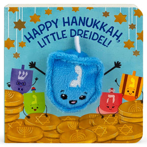 Happy Hanukkah, Little Dreidel Finger Puppet Board Book - The Weitzman Museum Store - 1006290