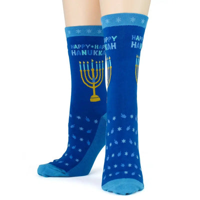 Happy Hanukkah Women's Socks - The Weitzman Museum Store - 7039