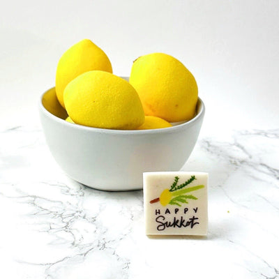 Happy Sukkot Placecard Marzipan - The Weitzman Museum Store - sku - 46533048762593