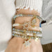 Harper Chai Hamsa Star of David Stack of Judaic Bracelets - The Weitzman Museum Store - BR-2282