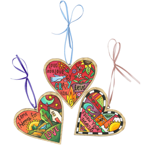 Heart Ornament Set - The Weitzman Museum Store - 