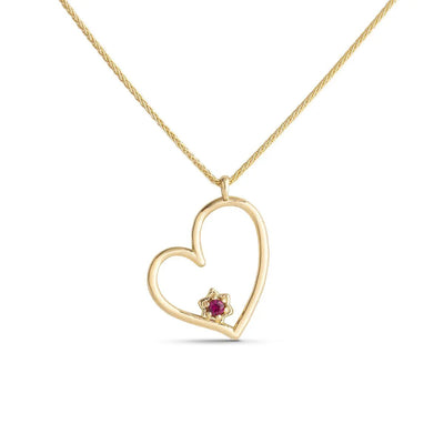 Heart with Stone Star of David - The Weitzman Museum Store - 521146