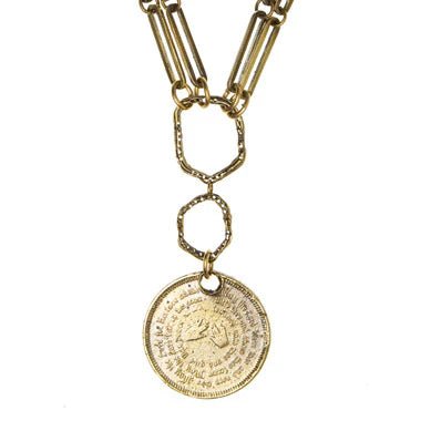 Hebrew Coin Necklace - The Weitzman Museum Store - C149