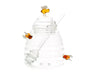 Honey Pot with Bees - The Weitzman Museum Store - HP - 1003