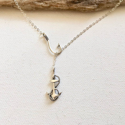 Hook, Line & Sinker Necklace - The Weitzman Museum Store - N153N