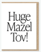 Huge Mazel Tov! Card - The Weitzman Museum Store - GC - EC - 009