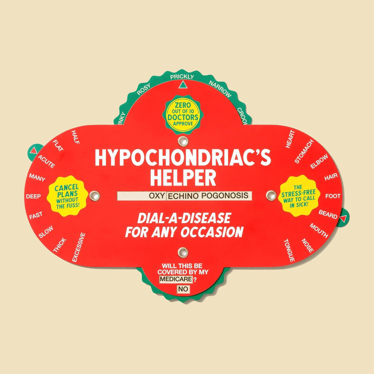 Hypochondriac's Helper Wheel - The Weitzman Museum Store - 