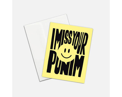 I Miss Your Punim Card - The Weitzman Museum Store - GC - JB - 014