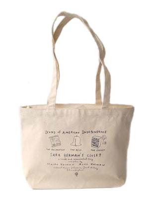 Icons of Independence Zippered Tote Bag - The Weitzman Museum Store - 7 - 847384015372