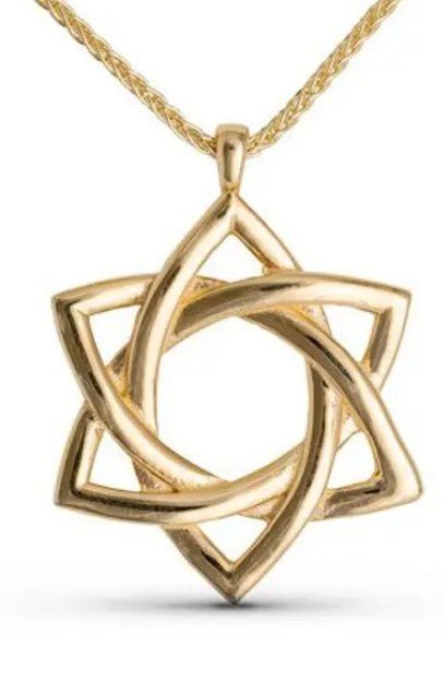Interwoven Star of David 14K Gold - The Weitzman Museum Store - 521070