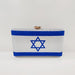 Israel Flag Rhinestone Clutch - The Weitzman Museum Store - 