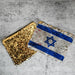 Israel Flag Sequin Cosmetic Bag - The Weitzman Museum Store - 