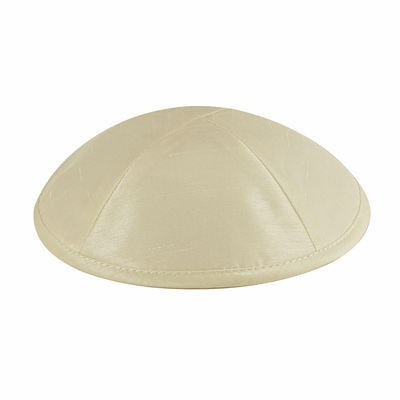 Ivory Silk Kippot - The Weitzman Museum Store - RS - IVORY