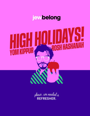 JewBelong High Holidays! Refresher - The Weitzman Museum Store - 9798324468712