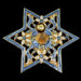 Jeweled Blue Star of David Dreidel - The Weitzman Museum Store - 1121