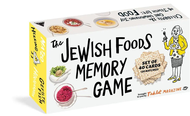 Jewish foods Memory Game - The Weitzman Museum Store - 9781648290763