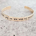 Jewish Joy Is an Act of Resistance Adjustable Cuff Bracelet - The Weitzman Museum Store - 